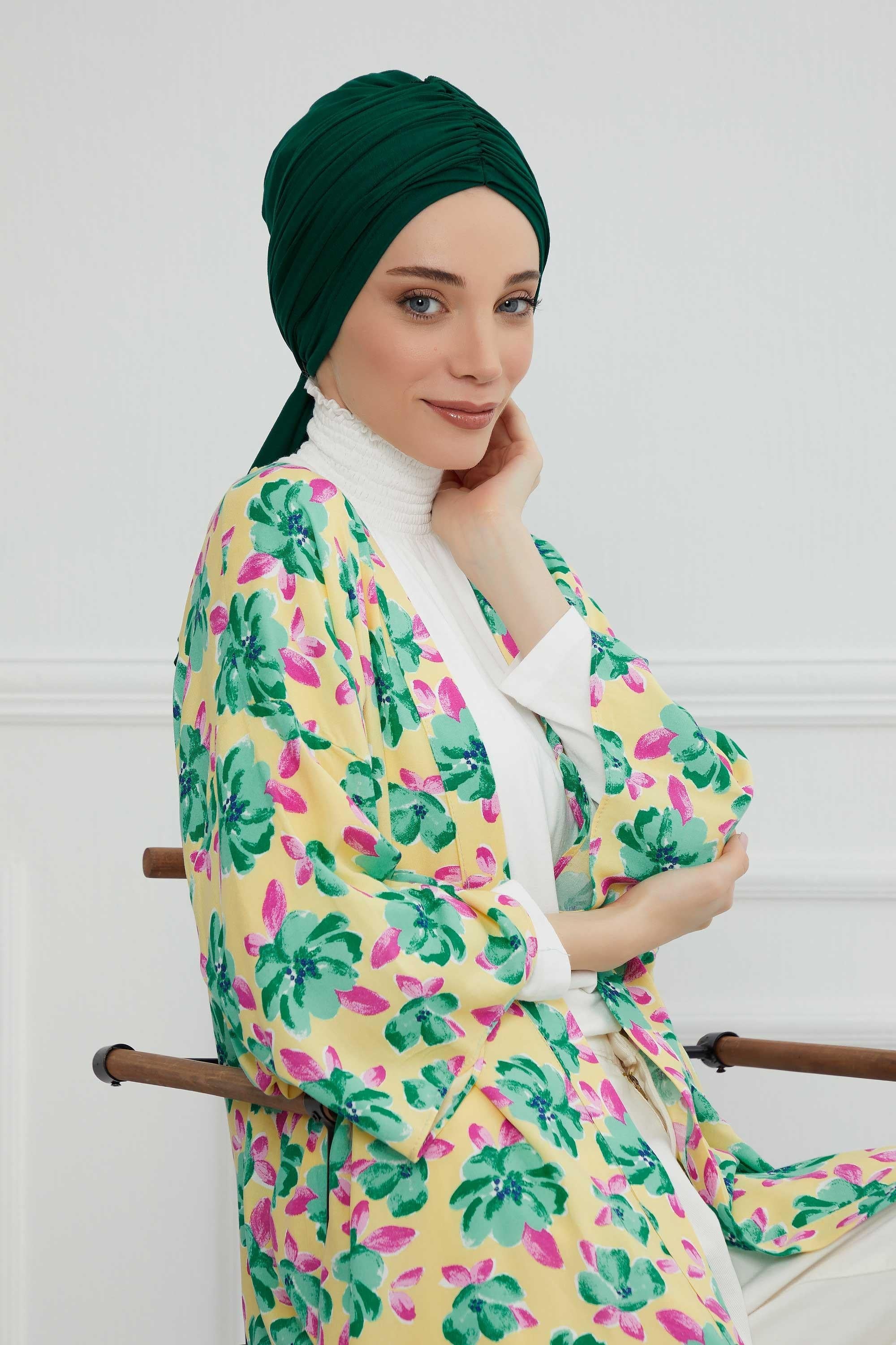Gathered Jersey Turban for Easy Modest Styling