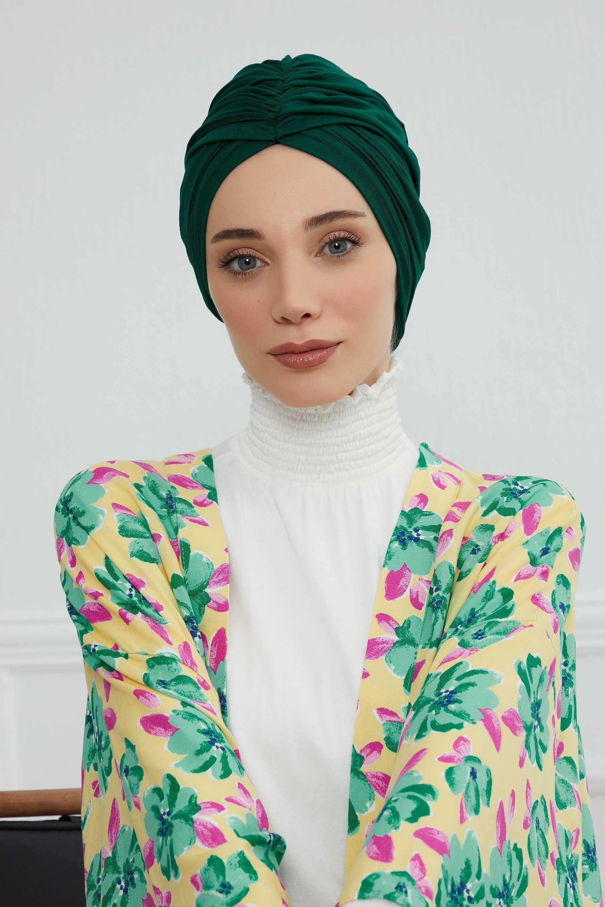 Gathered Jersey Turban for Easy Modest Styling