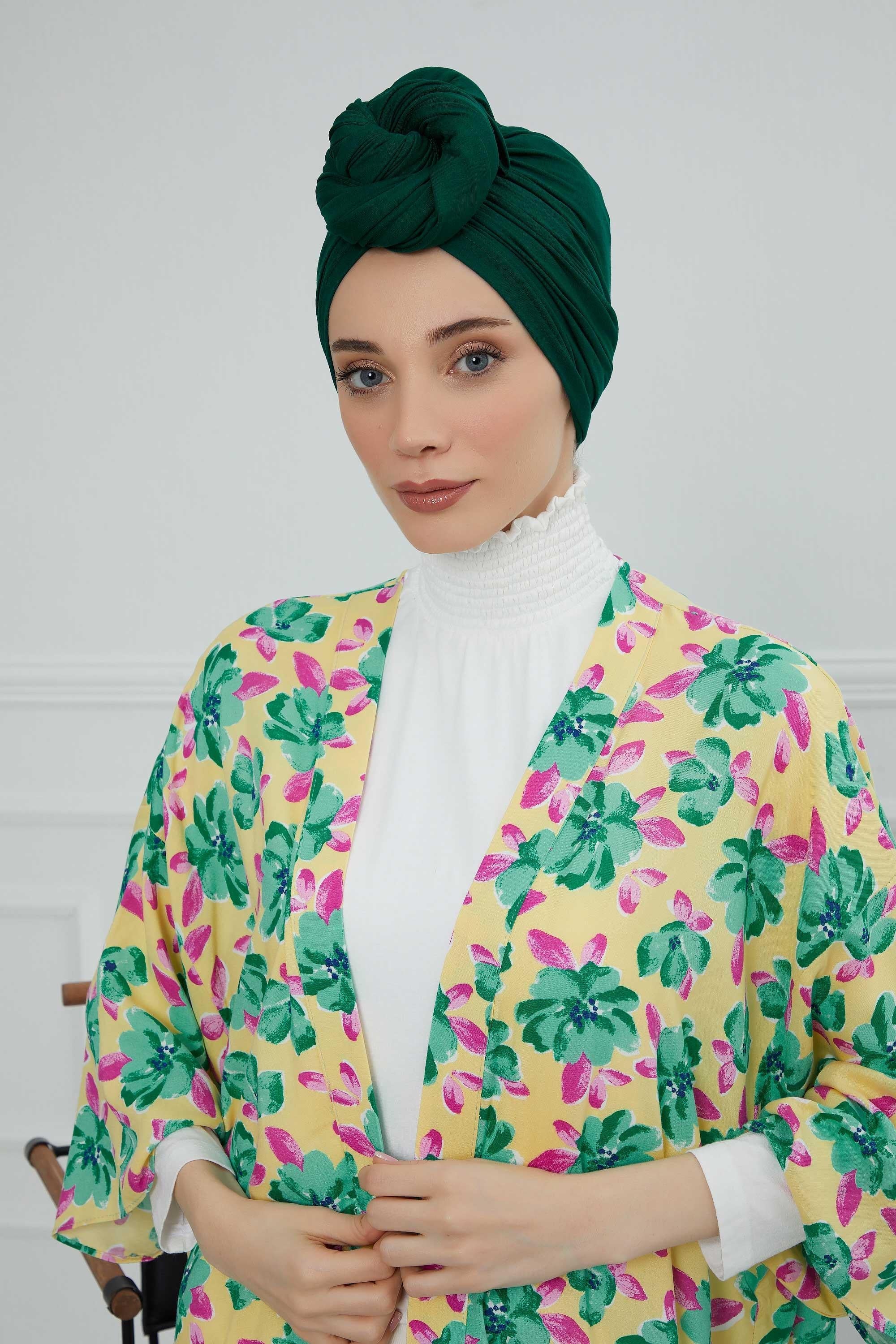 Gathered Jersey Turban for Easy Modest Styling