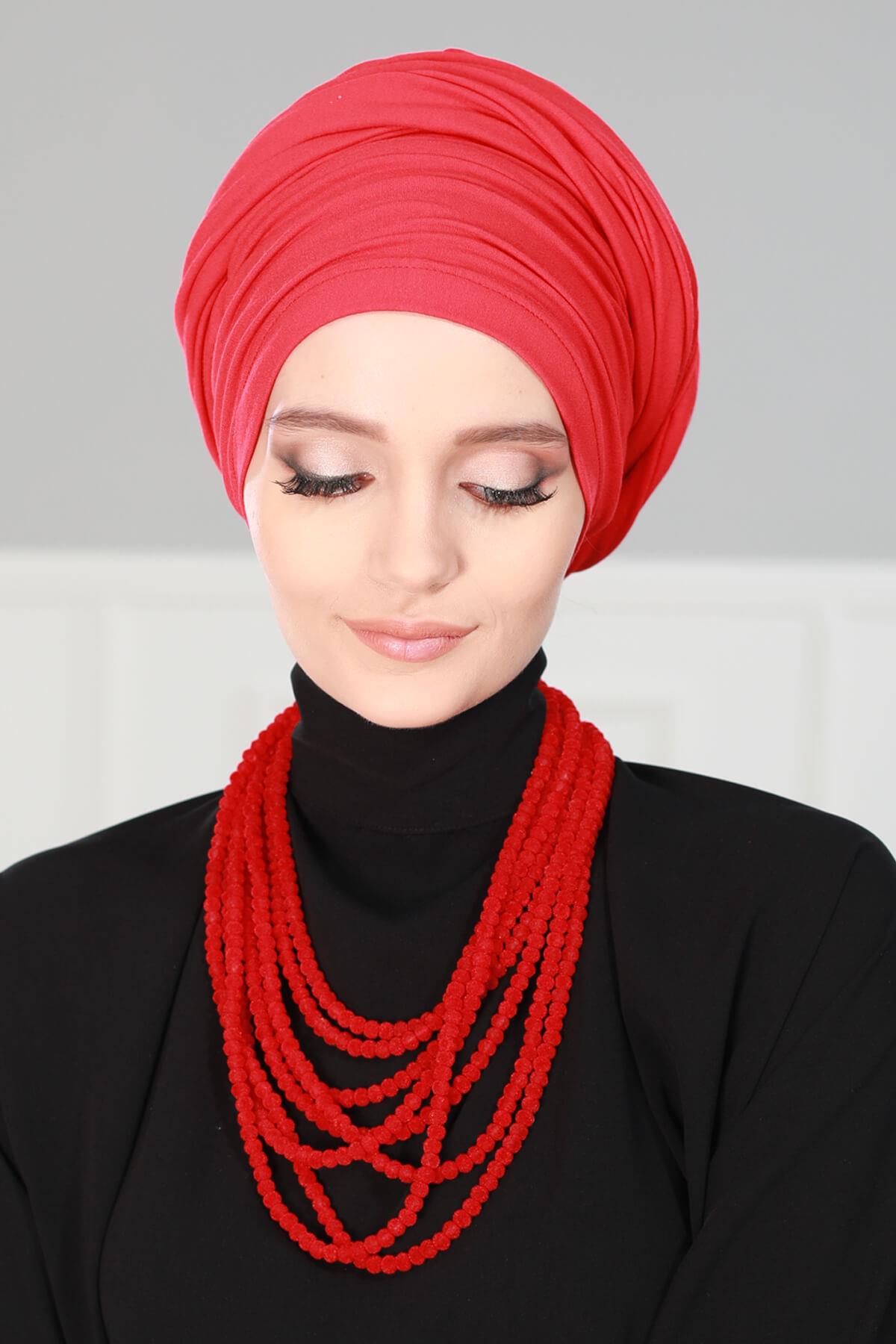 Gathered Jersey Turban for Easy Modest Styling
