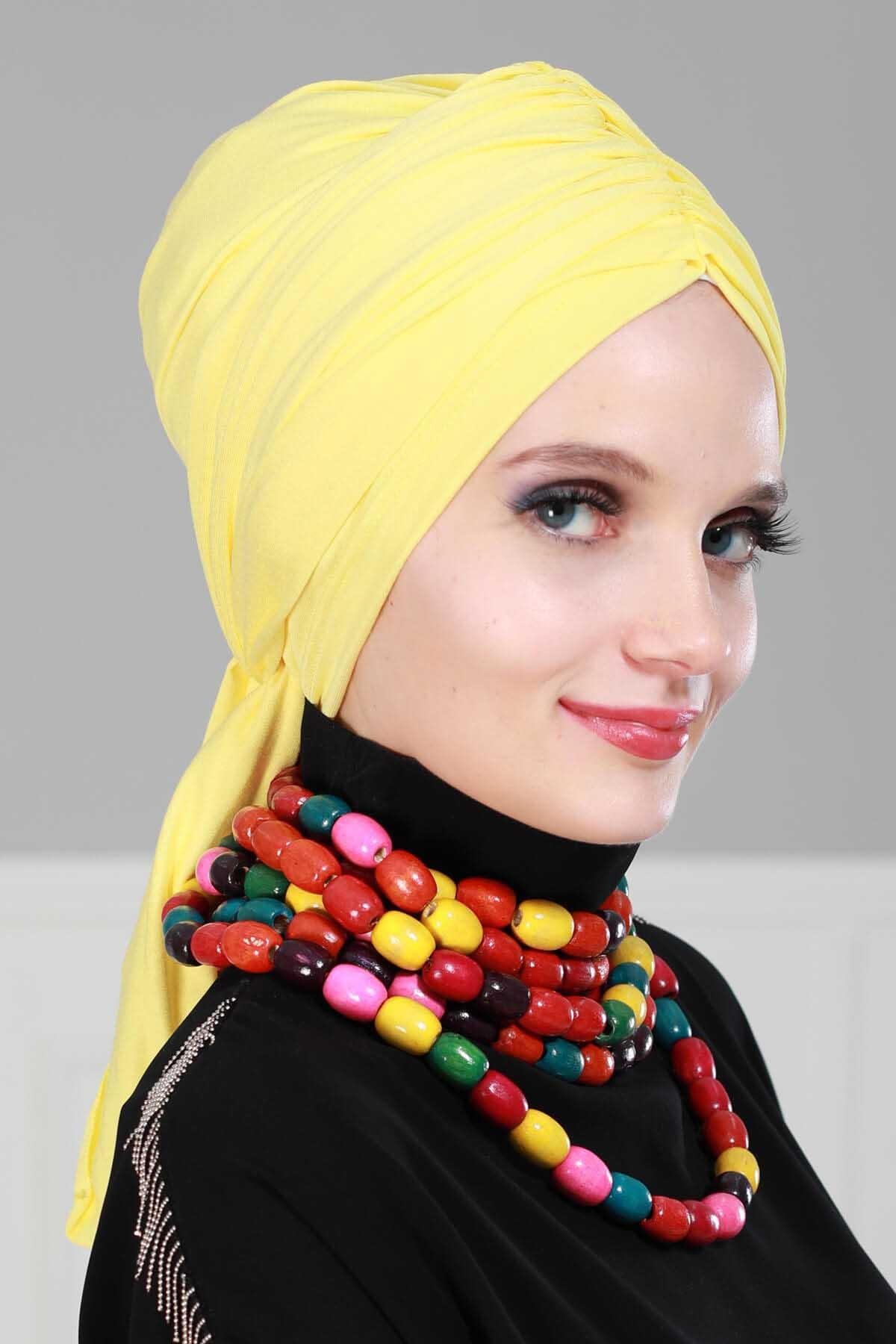 Gathered Jersey Turban for Easy Modest Styling