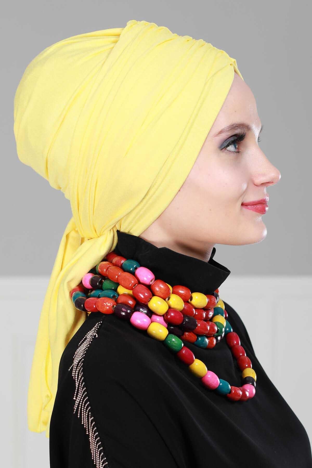 Gathered Jersey Turban for Easy Modest Styling