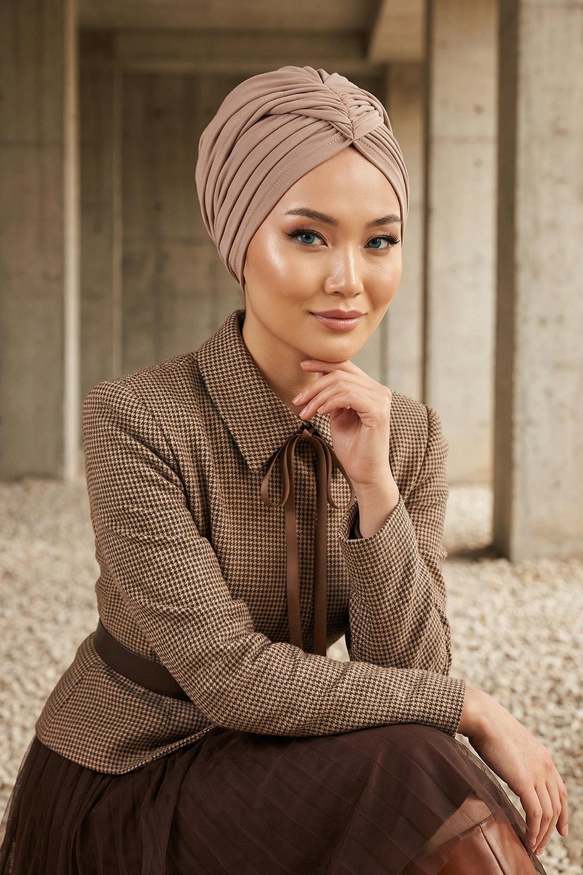 Gathered Jersey Turban for Easy Modest Styling