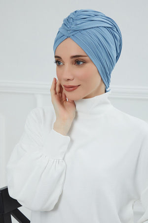 Gathered Jersey Turban for Easy Modest Styling