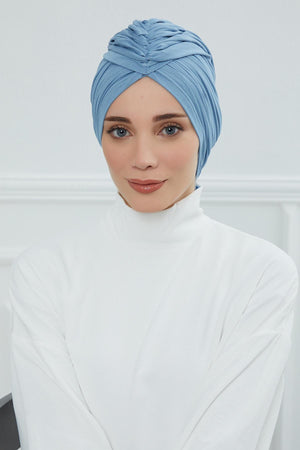 Gathered Jersey Turban for Easy Modest Styling
