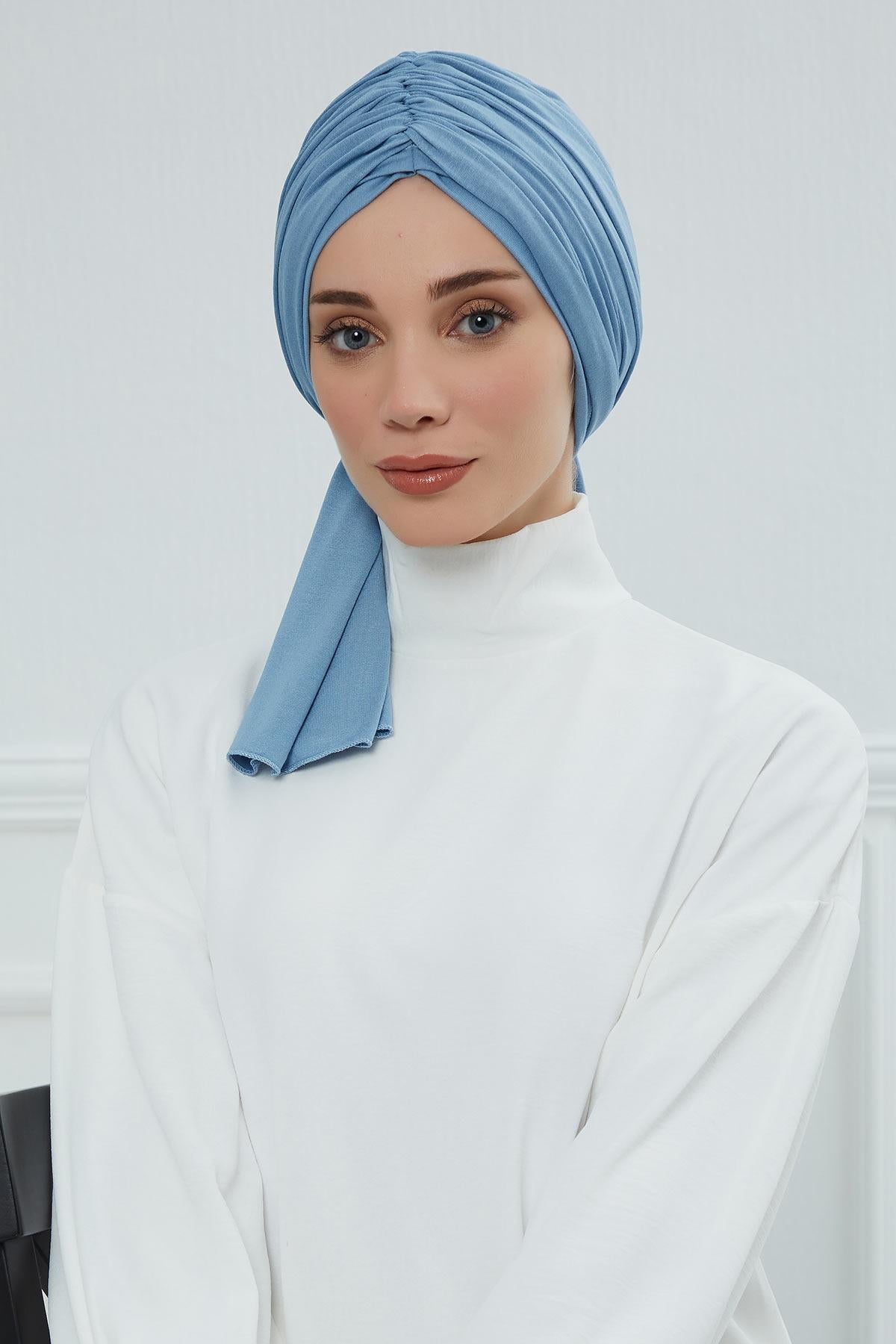Gathered Jersey Turban for Easy Modest Styling