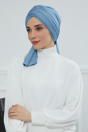Gathered Jersey Turban for Easy Modest Styling