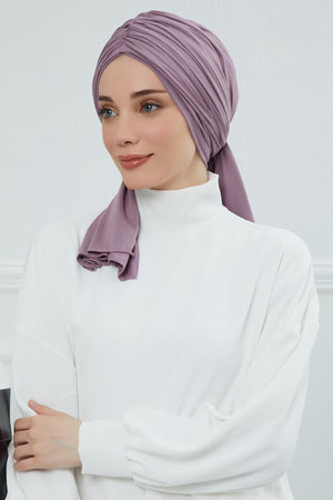 Gathered Jersey Turban for Easy Modest Styling
