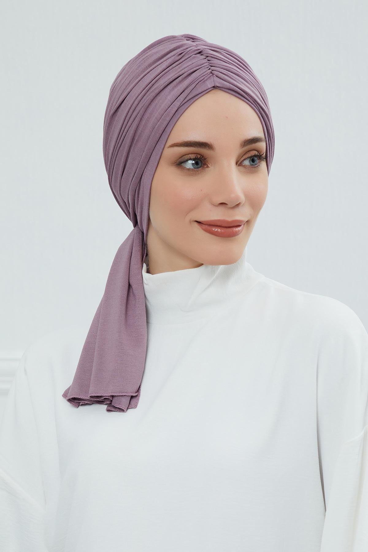 Gathered Jersey Turban for Easy Modest Styling