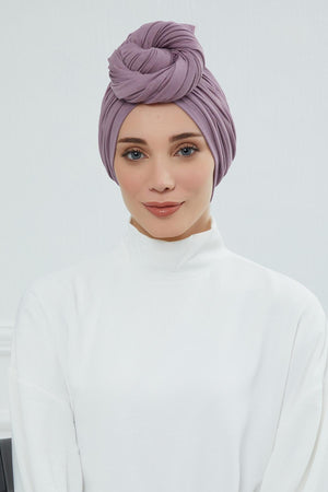 Gathered Jersey Turban for Easy Modest Styling