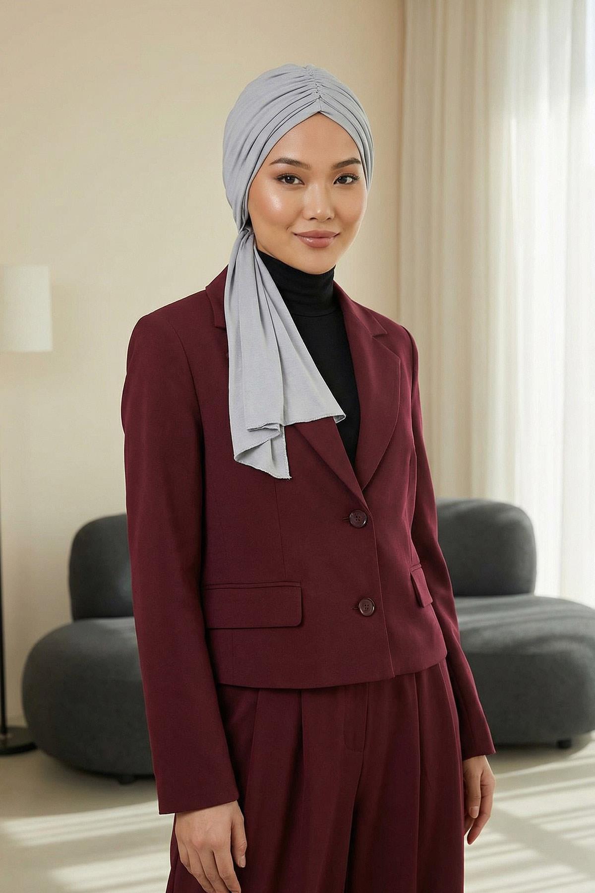 Gathered Jersey Turban for Easy Modest Styling