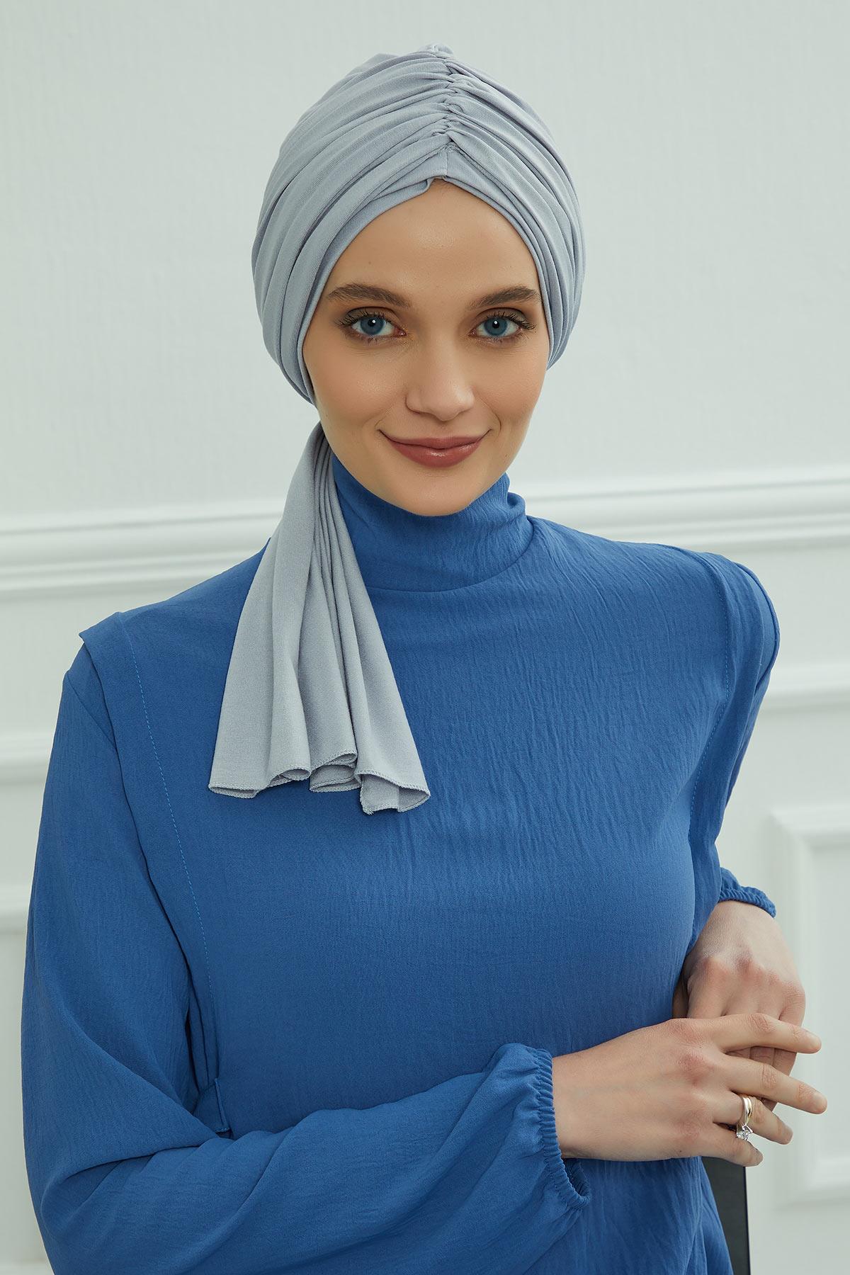 Gathered Jersey Turban for Easy Modest Styling