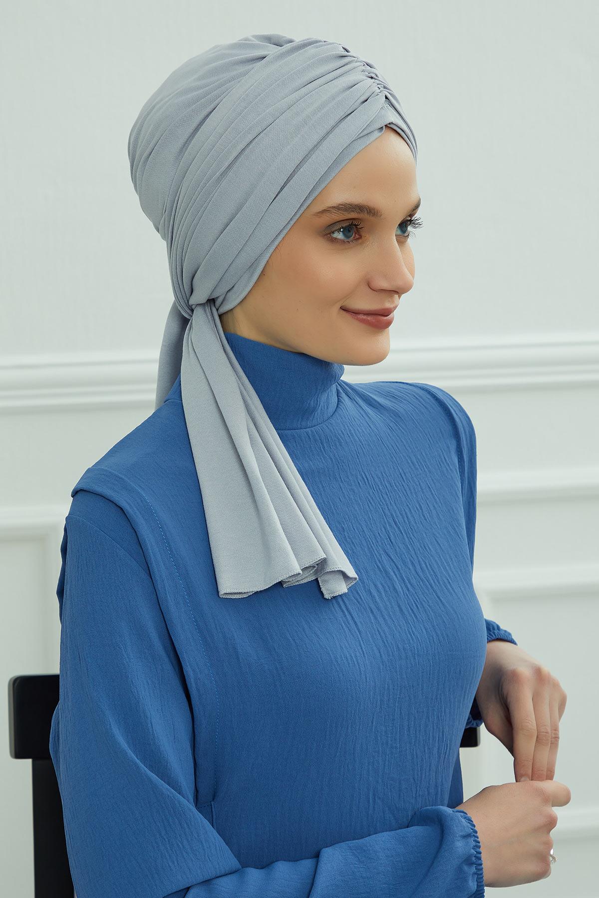 Gathered Jersey Turban for Easy Modest Styling