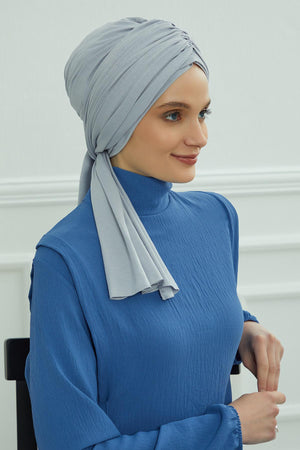 Gathered Jersey Turban for Easy Modest Styling