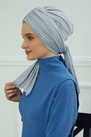 Gathered Jersey Turban for Easy Modest Styling