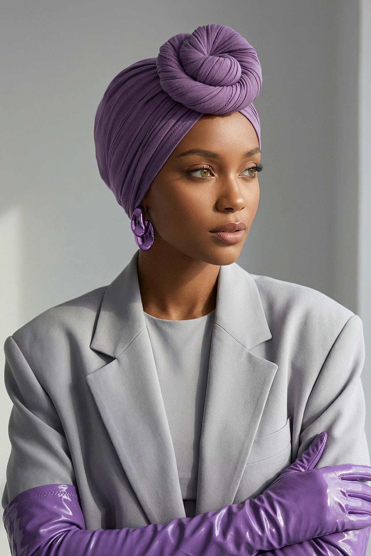 Gathered Jersey Turban for Easy Modest Styling