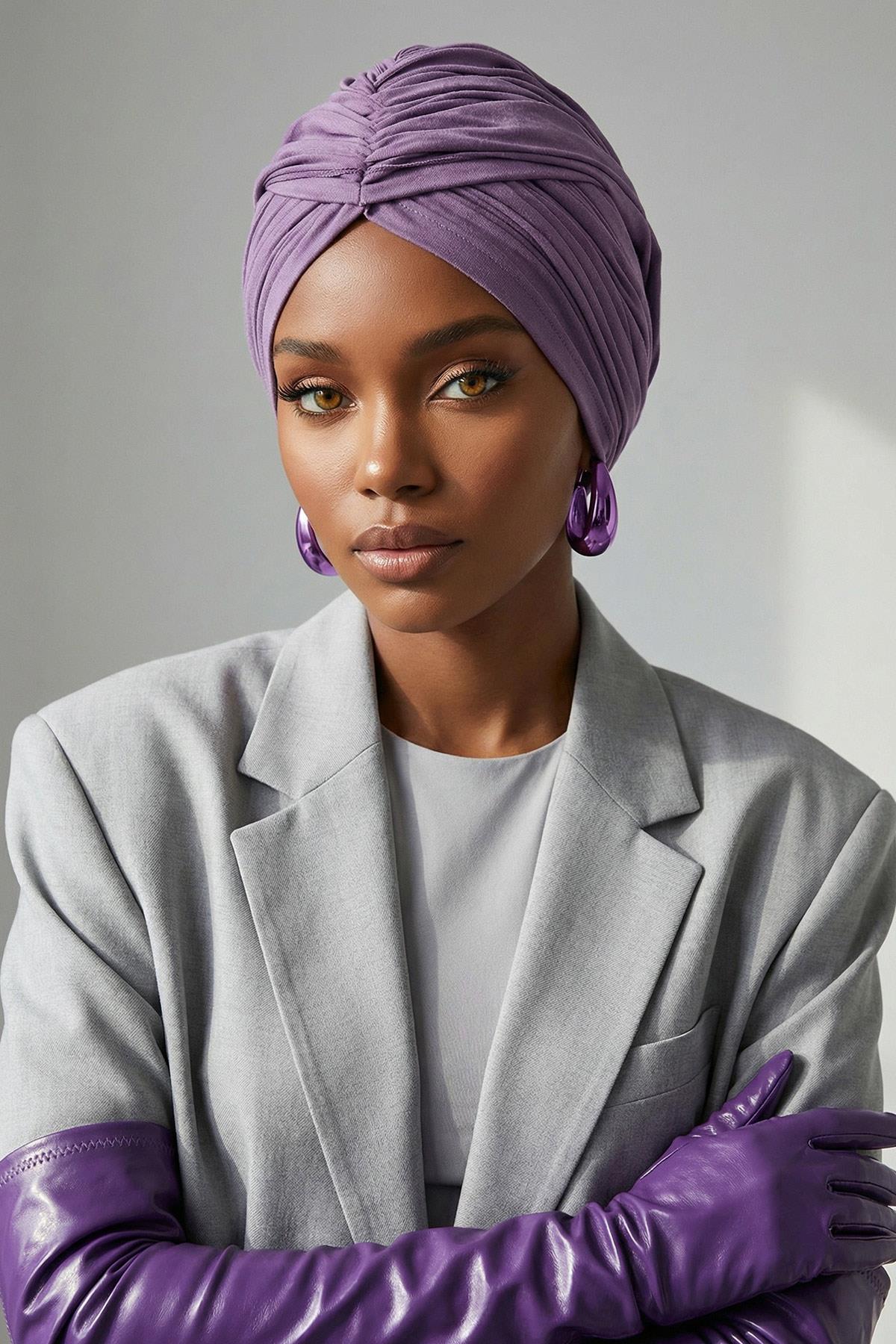Gathered Jersey Turban for Easy Modest Styling