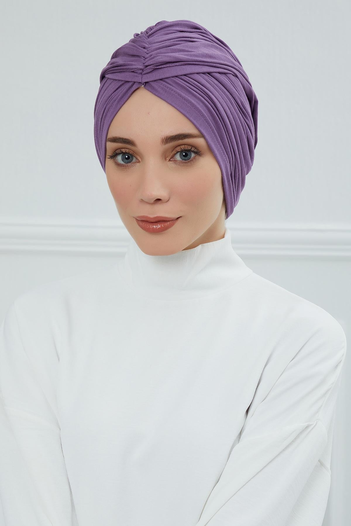 Gathered Jersey Turban for Easy Modest Styling