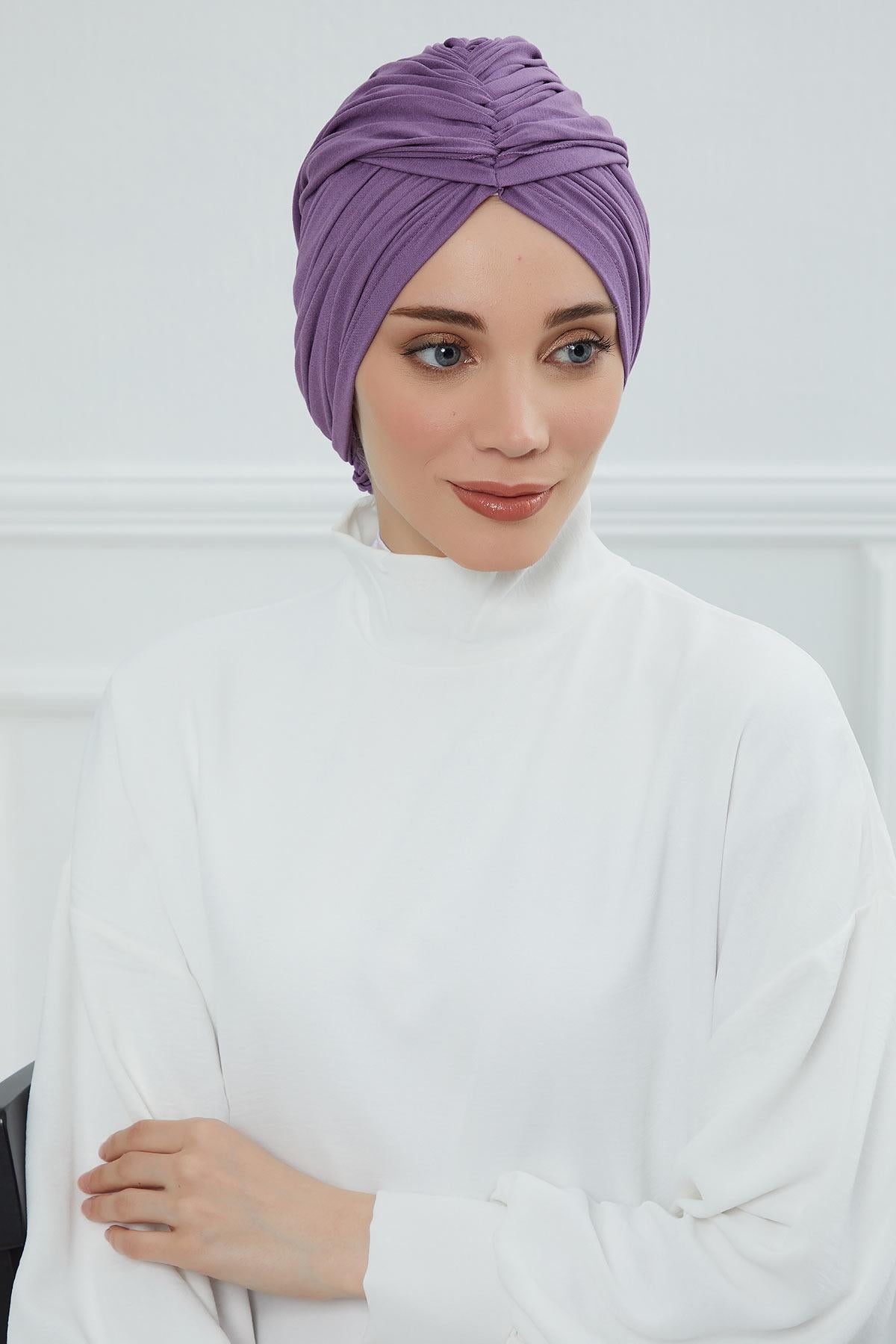 Gathered Jersey Turban for Easy Modest Styling