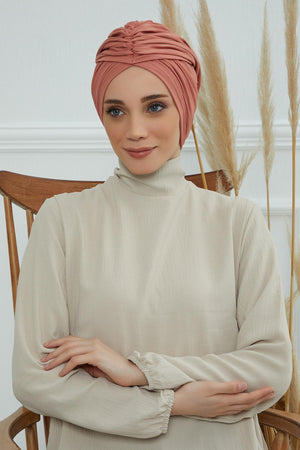 Gathered Jersey Turban for Easy Modest Styling