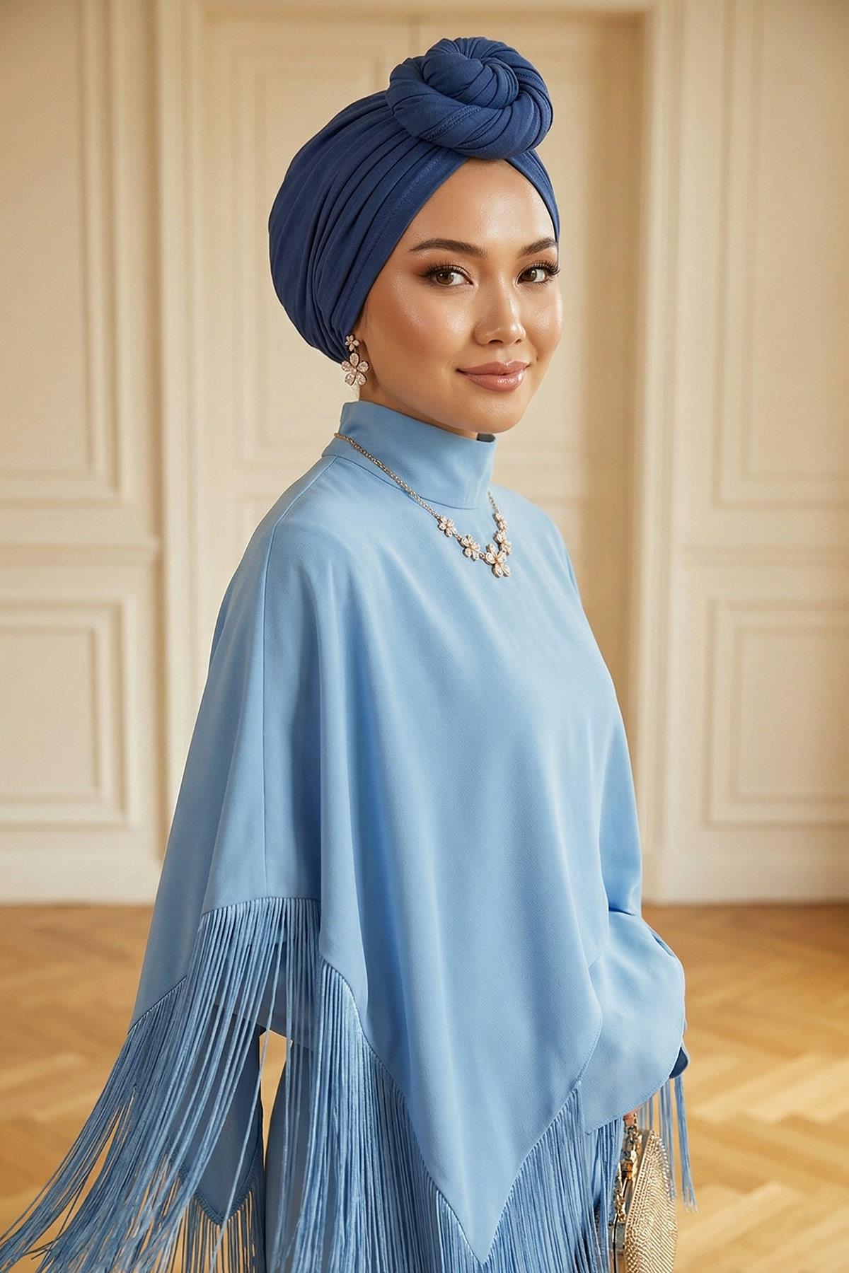 Gathered Jersey Turban for Easy Modest Styling
