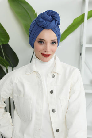 Gathered Jersey Turban for Easy Modest Styling