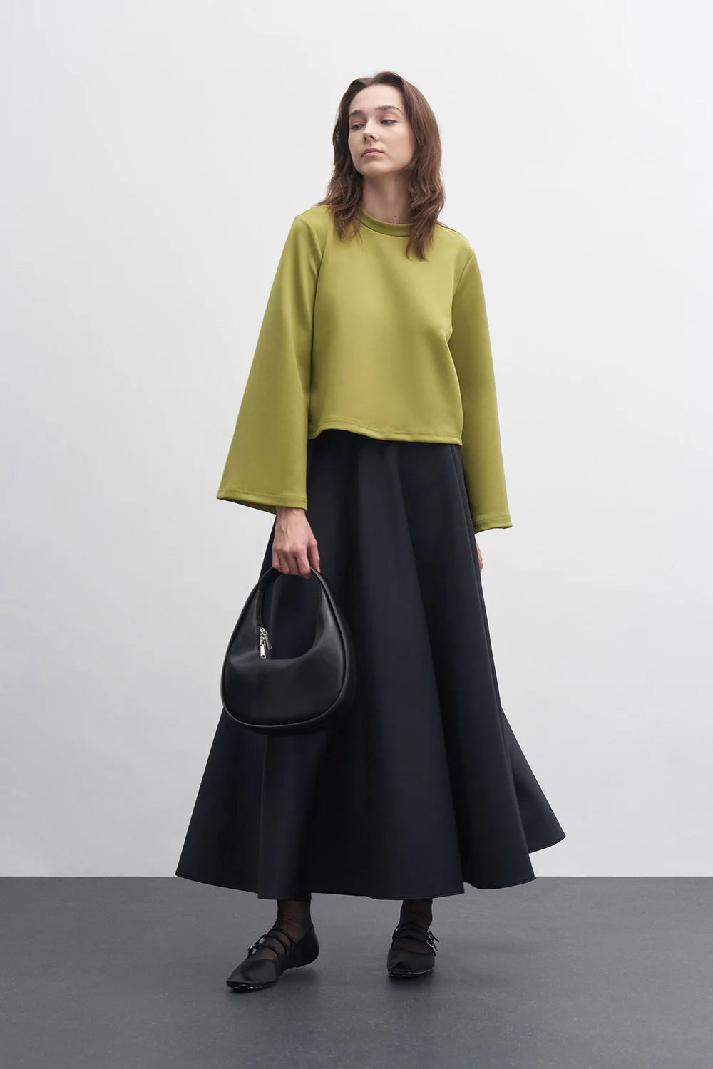 Scuba Flared Skirt (SN003)