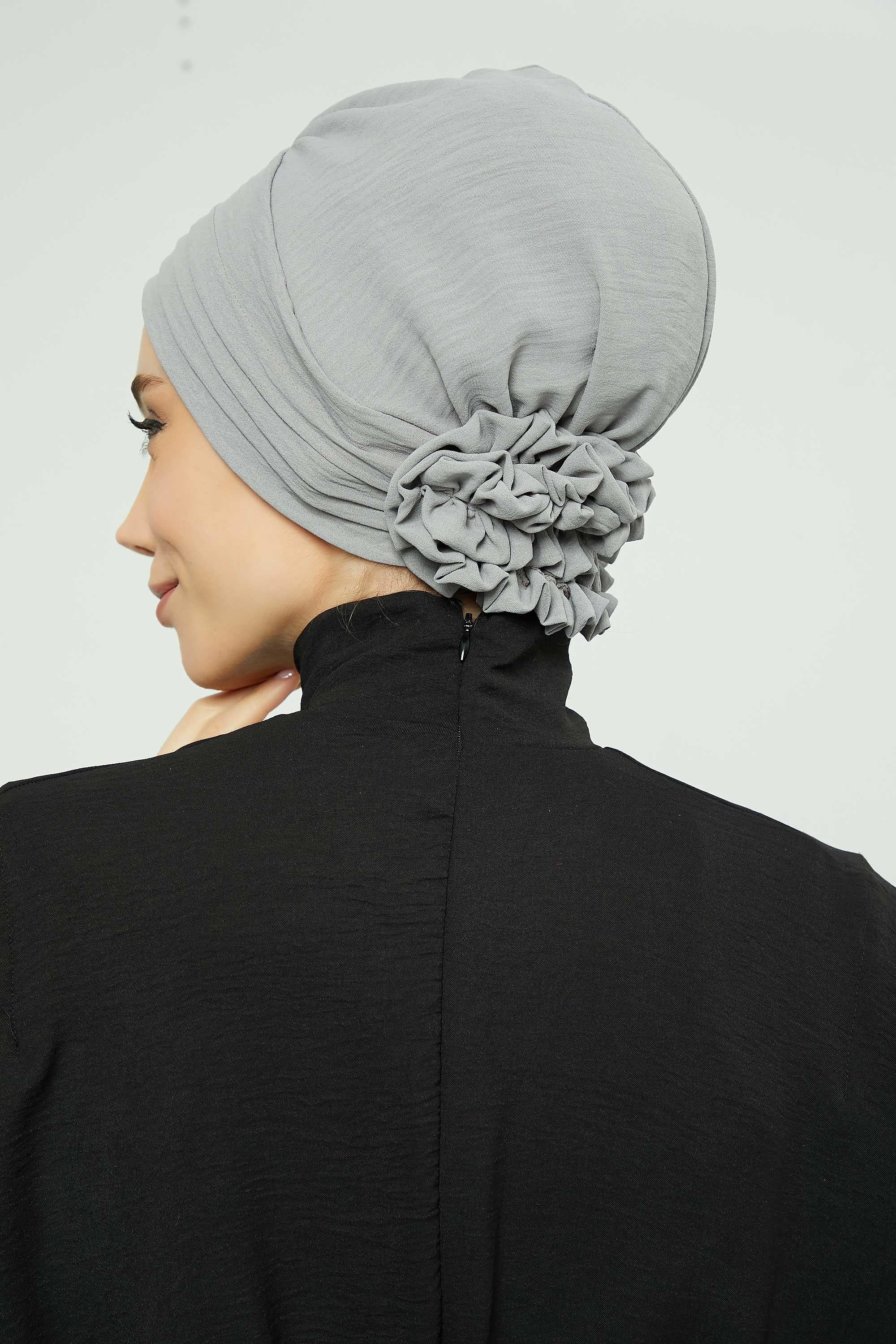 Comfortable Aerobin Fabric Bonnet with Side Gather Detail