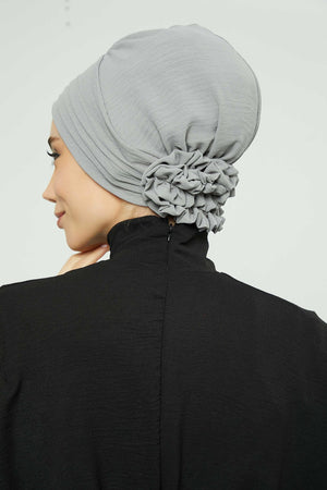 Comfortable Aerobin Fabric Bonnet with Side Gather Detail
