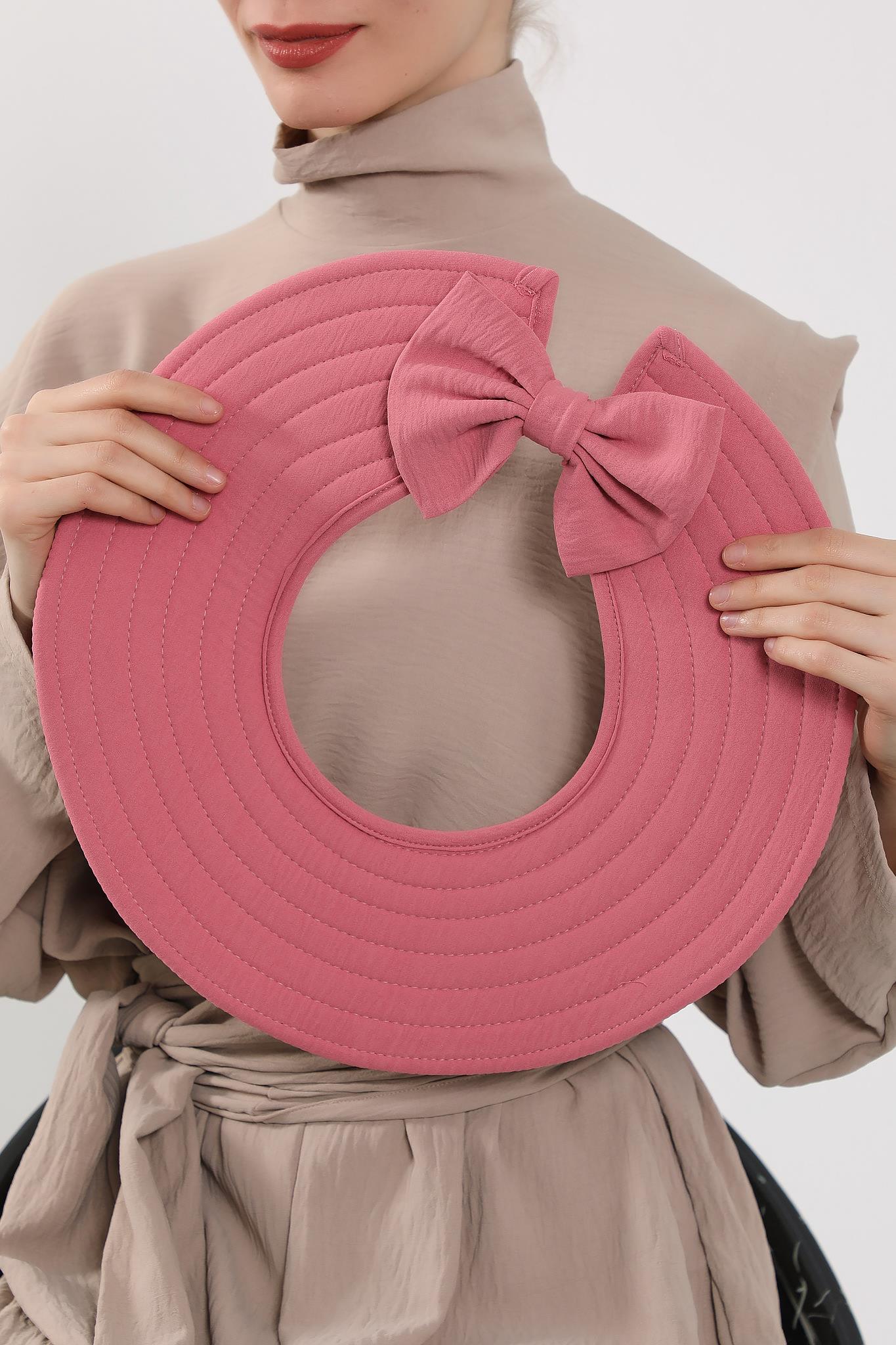 Modest Aerobin Turban Bonnet with Removable Wide-Brim Hat