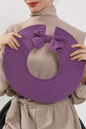 Modest Aerobin Turban Bonnet with Removable Wide-Brim Hat