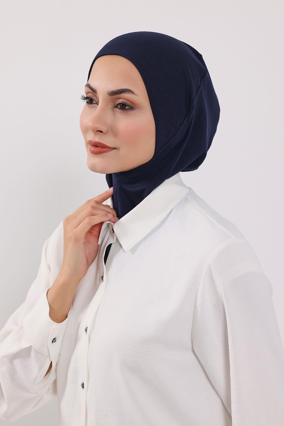 Soft Cotton-Blend Ninja Bonnet with Detachable Bow Accessory