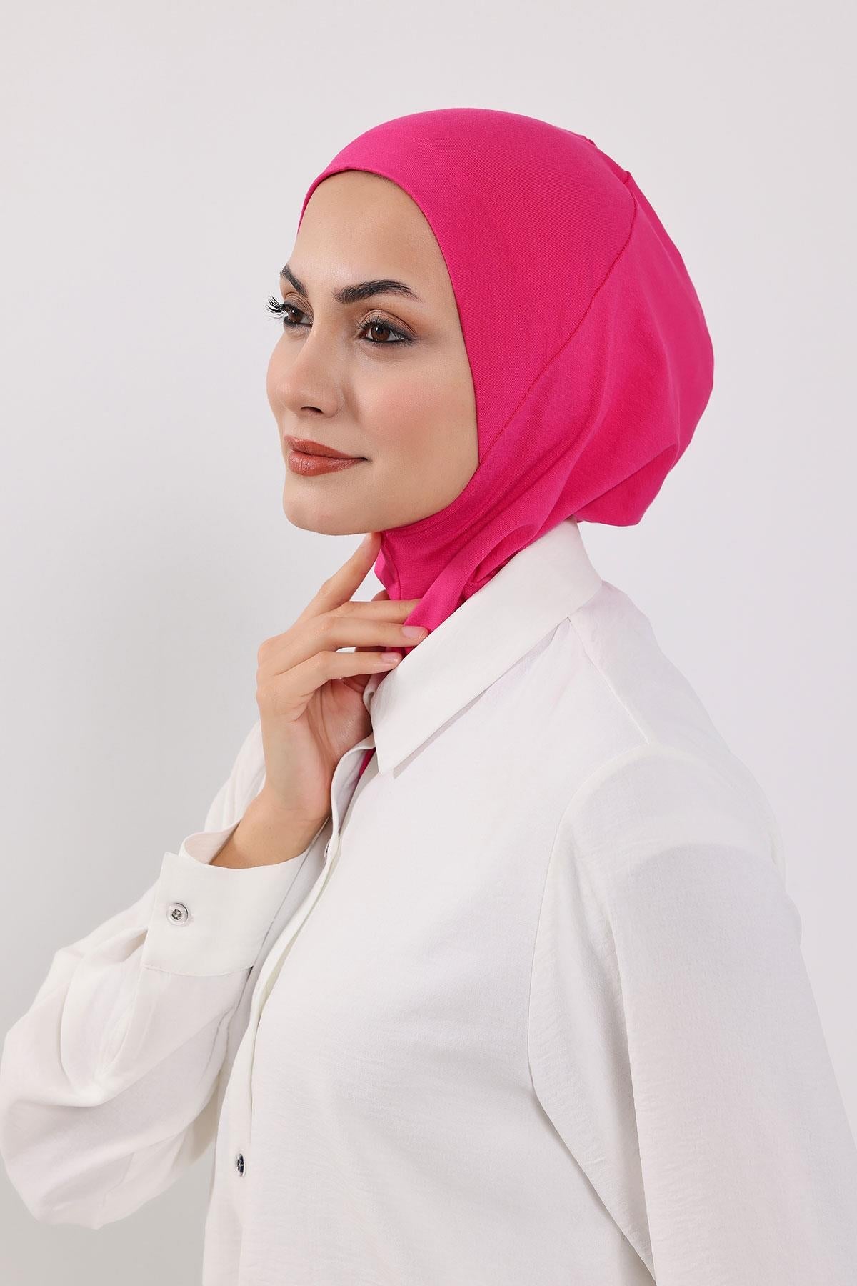 Soft Cotton-Blend Ninja Bonnet with Detachable Bow Accessory
