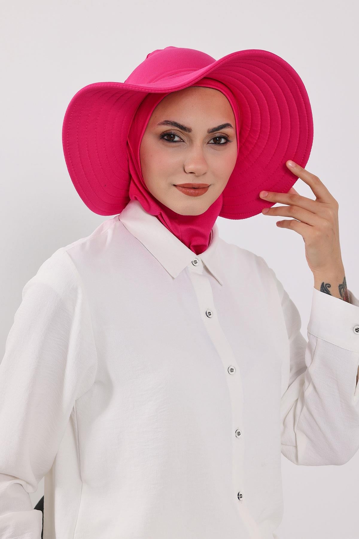 Soft Cotton-Blend Ninja Bonnet with Detachable Bow Accessory