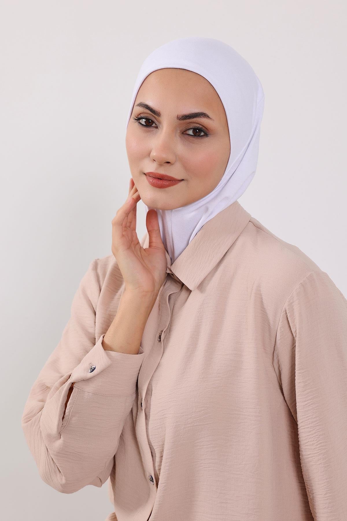 Soft Cotton-Blend Ninja Bonnet with Detachable Bow Accessory