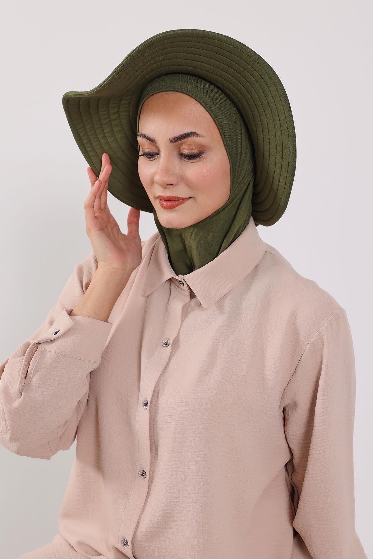 Soft Cotton-Blend Ninja Bonnet with Detachable Bow Accessory