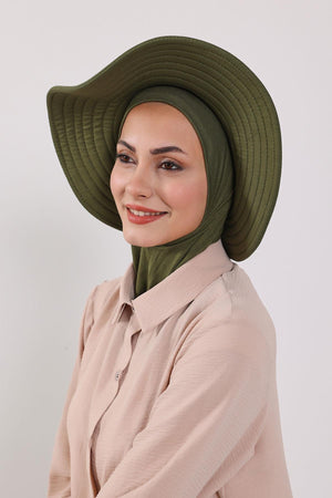 Soft Cotton-Blend Ninja Bonnet with Detachable Bow Accessory