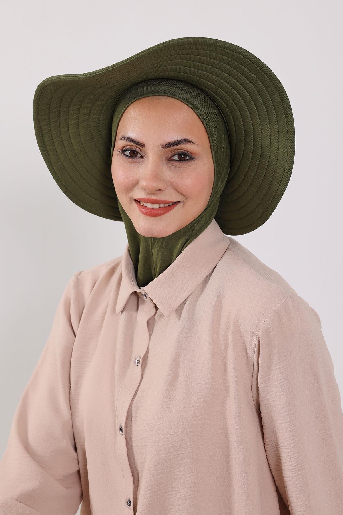 Soft Cotton-Blend Ninja Bonnet with Detachable Bow Accessory