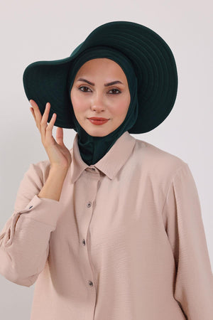 Soft Cotton-Blend Ninja Bonnet with Detachable Bow Accessory