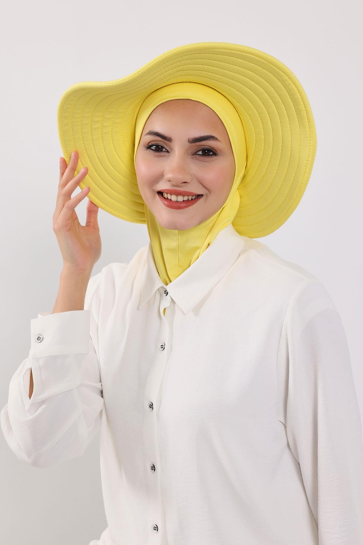 Soft Cotton-Blend Ninja Bonnet with Detachable Bow Accessory