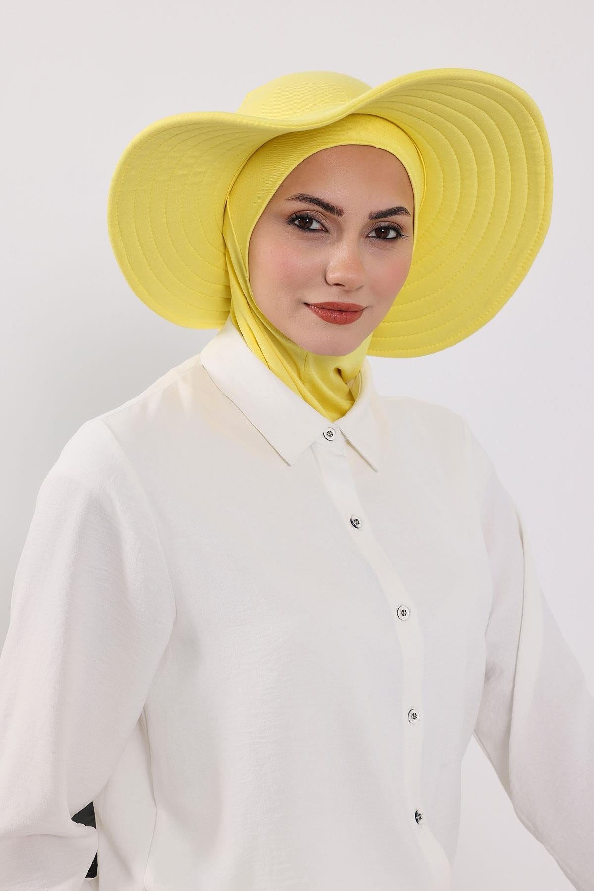 Soft Cotton-Blend Ninja Bonnet with Detachable Bow Accessory