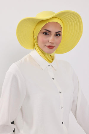 Soft Cotton-Blend Ninja Bonnet with Detachable Bow Accessory