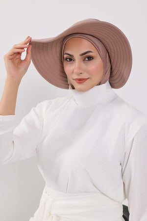 Soft Cotton-Blend Ninja Bonnet with Detachable Bow Accessory