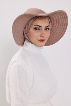 Soft Cotton-Blend Ninja Bonnet with Detachable Bow Accessory