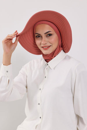 Soft Cotton-Blend Ninja Bonnet with Detachable Bow Accessory