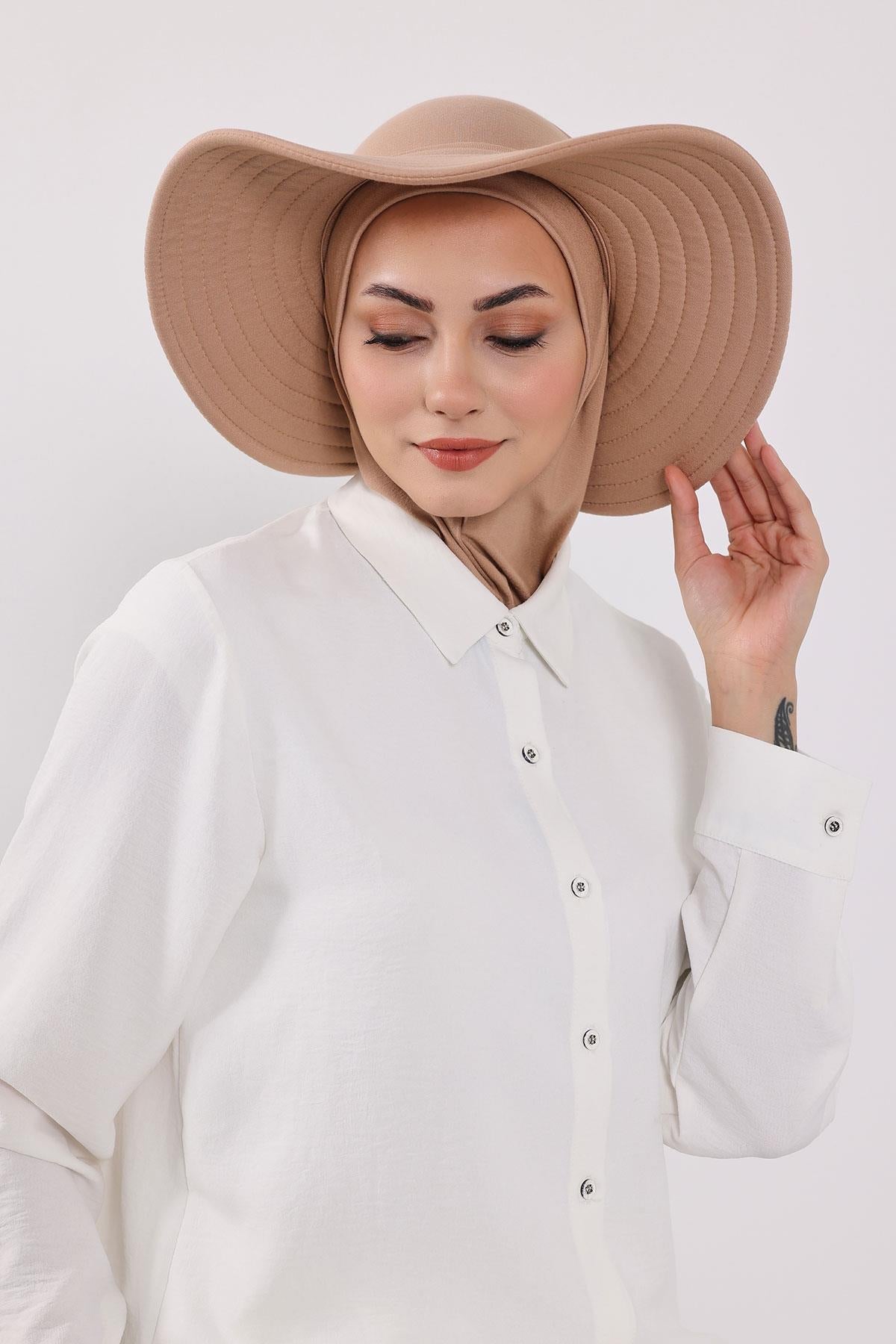 Soft Cotton-Blend Ninja Bonnet with Detachable Bow Accessory