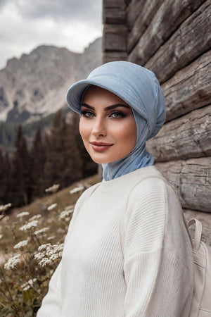Hijab Bonnet with Removable Visor