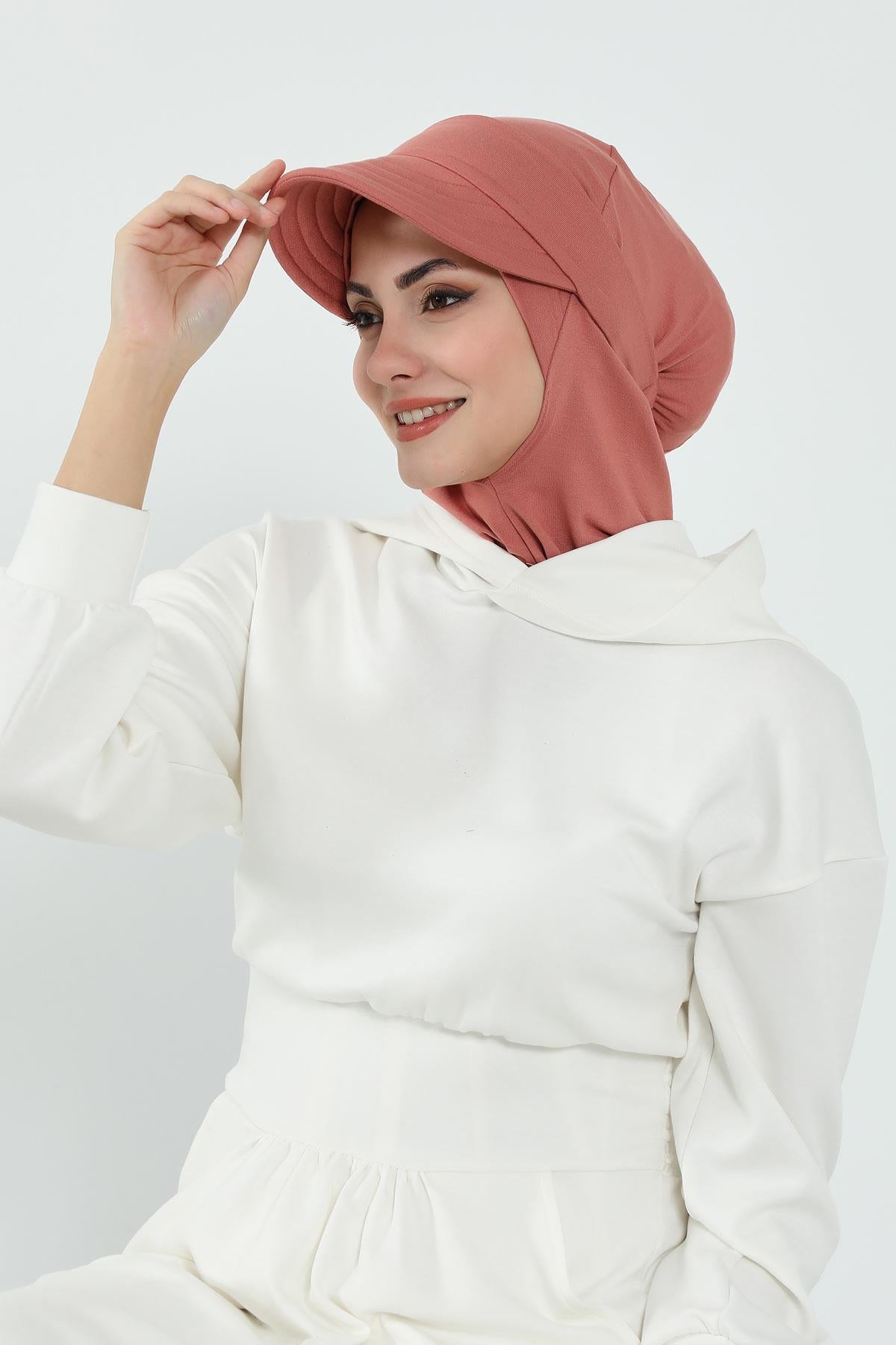 Hijab Bonnet with Removable Visor