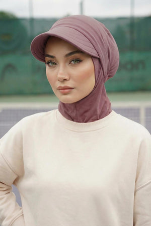 Hijab Bonnet with Removable Visor