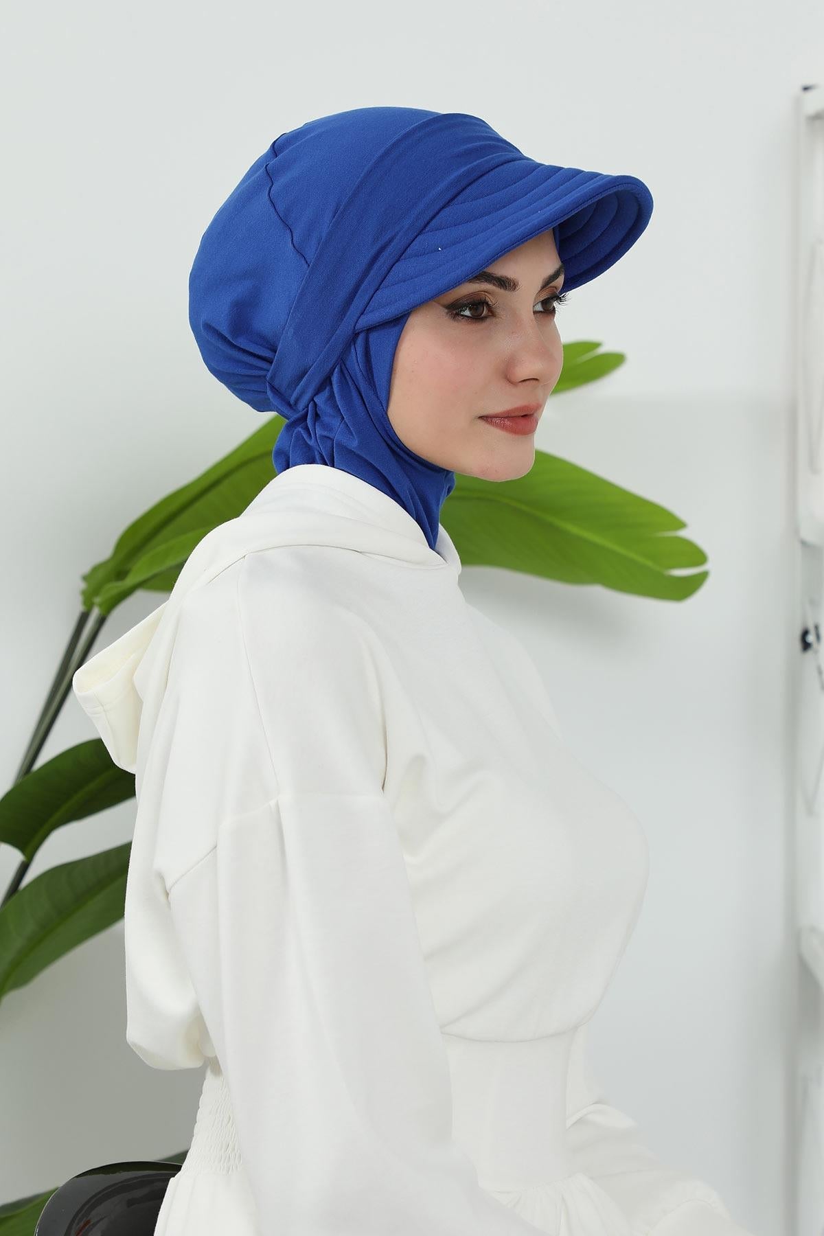 Hijab Bonnet with Removable Visor